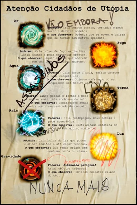 Cartazes do universo de A Chave do Tempo